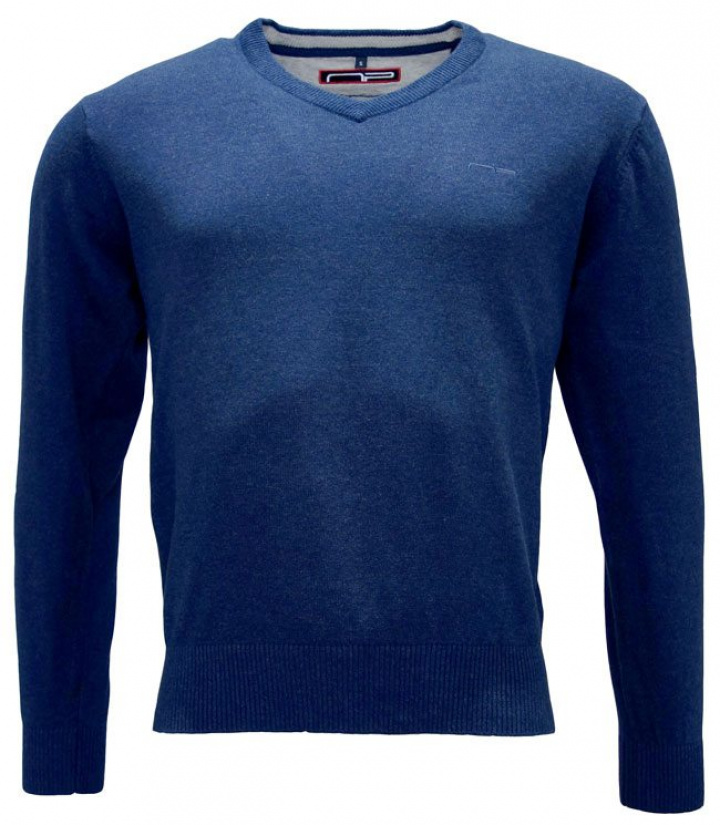 AP Herr Pullover 1670 Mörkblå Melerad i gruppen Kläder / Herrkläder / LÅNGÄRMAT hos Dimbo Golf AB (6958024-2704r)