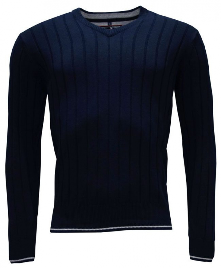 AP Herr Pullover 1816 Marinblå i gruppen Kläder / Herrkläder / LÅNGÄRMAT hos Dimbo Golf AB (6958025-0704r)