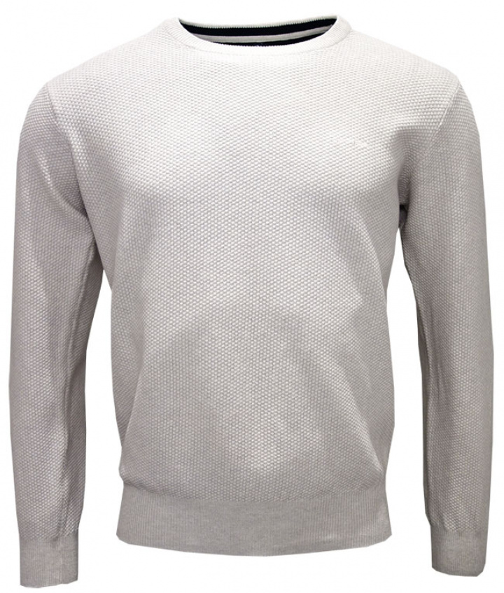 AP Herr Pullover 1758 Ljusbeige Melerad i gruppen Kläder / Herrkläder / LÅNGÄRMAT hos Dimbo Golf AB (6958029-2904r)