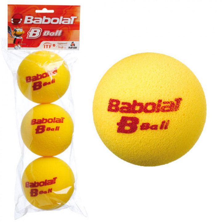 Babolat Tennisboll B Ball (3-pack) i gruppen Tillbehör / Övriga Sporter / Tennis / Tennisbollar / Trycklösa bollar hos Dimbo Golf AB (7491002)