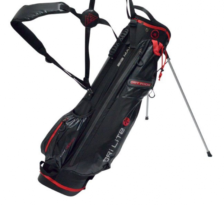 Big Max Bärbag DriLite 7 Svart/Röd i gruppen Bagar / Bärbagar hos Dimbo Golf AB (7711005-9050)