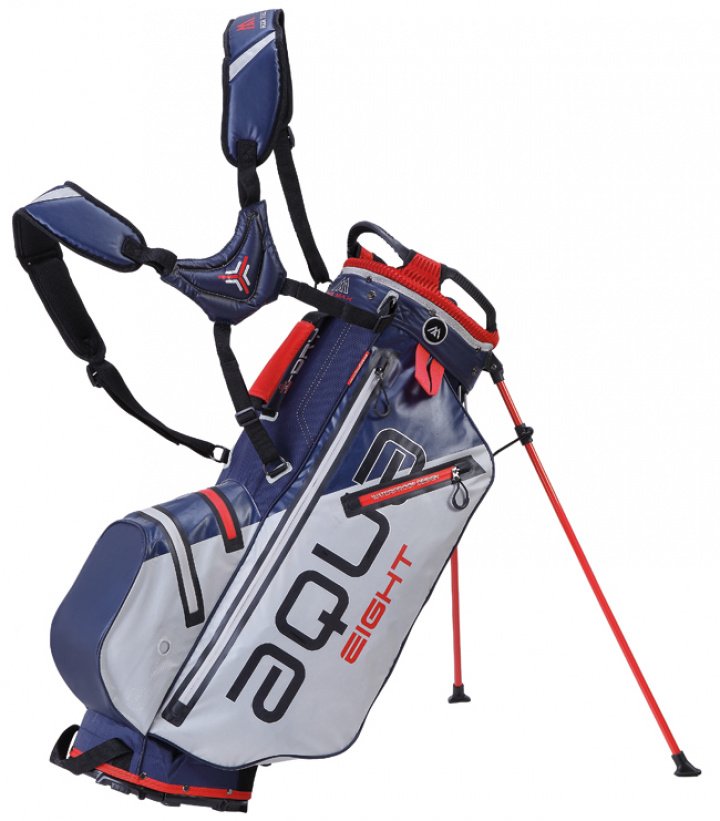Big Max Bärbag Aqua Eight Grå/Marin/Röd i gruppen Bagar / Bärbagar Vattentäta hos Dimbo Golf AB (7711013-212502)