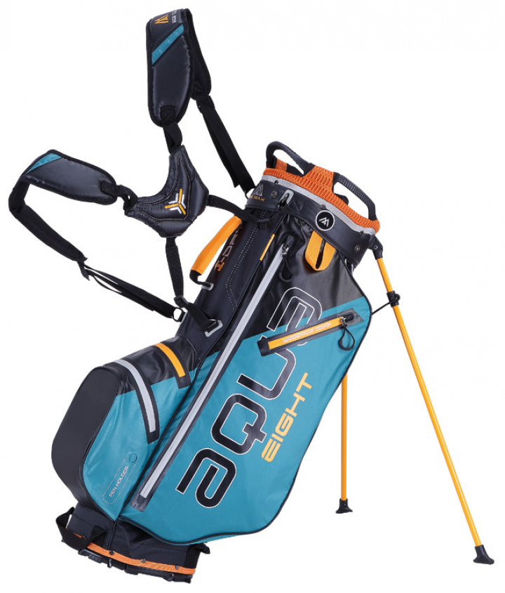 Big Max Bärbag Aqua Eight Petrol/Orange i gruppen Bagar / Bärbagar Vattentäta hos Dimbo Golf AB (7711013-8160)