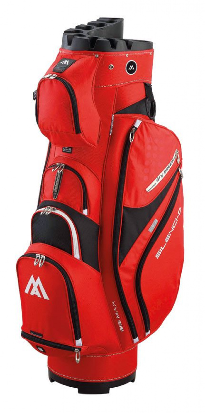 Big Max Vagnbag Silencio 2 Röd/Svart i gruppen Bagar / Vagnbagar hos Dimbo Golf AB (7712011-5090)