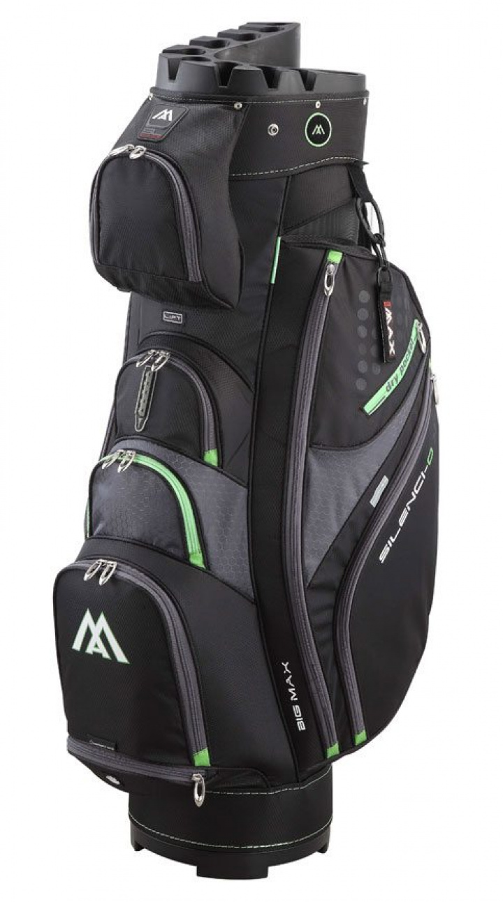 Big Max Vagnbag Silencio 2 Svart/Lime i gruppen Bagar / Vagnbagar hos Dimbo Golf AB (7712011-9040)