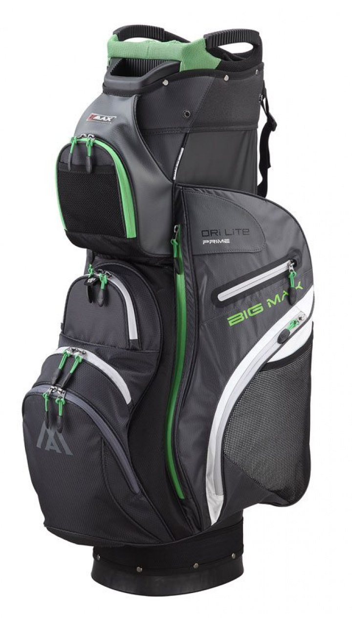 Big Max Vagnbag Dri Lite Prime Grå/Lime i gruppen Bagar / Vagnbagar hos Dimbo Golf AB (7712012-9140)