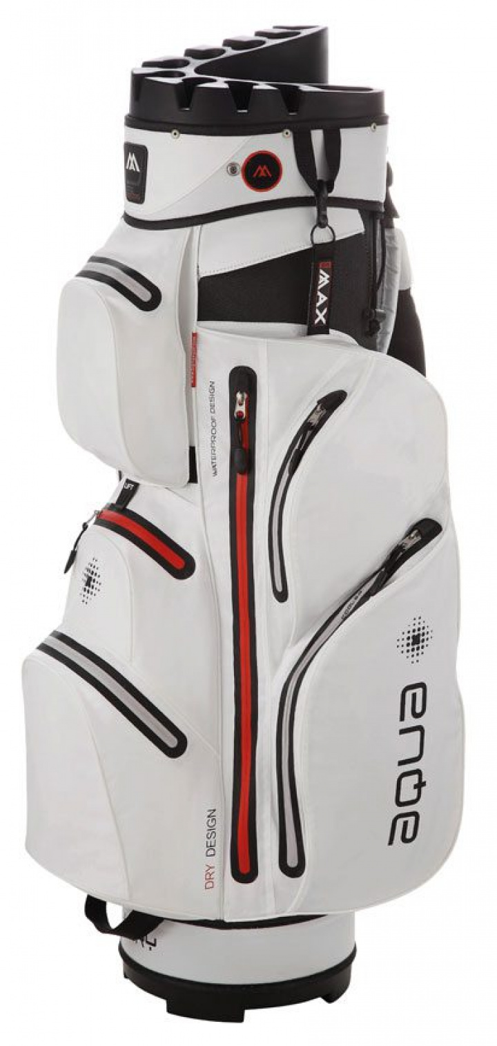 Big Max Vagnbag Aqua Silencio 2 Vit/Röd i gruppen Bagar / Vagnbagar Vattentäta hos Dimbo Golf AB (7712019-1050)