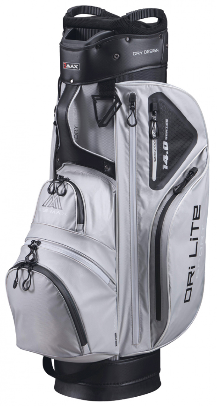 Big Max Vagnbag DriLite Sport Grå/Svart i gruppen Bagar / Vagnbagar hos Dimbo Golf AB (7712025-131301)