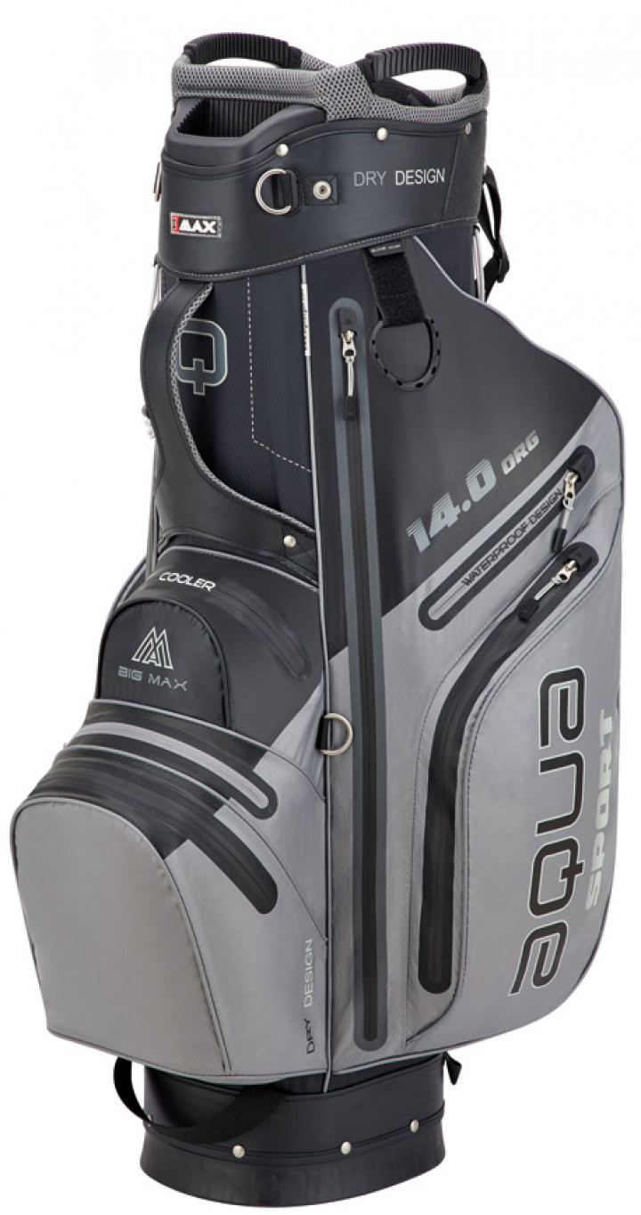 Big Max Vagnbag Aqua Sport 3 Svart/Grå i gruppen Bagar / Vagnbagar Vattentäta / Big Max Vattentät Vagnbag hos Dimbo Golf AB (7712027-9991)