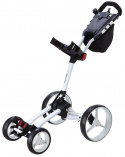 Big Max Golfvagn Fyrhjuling Wheeler Vit