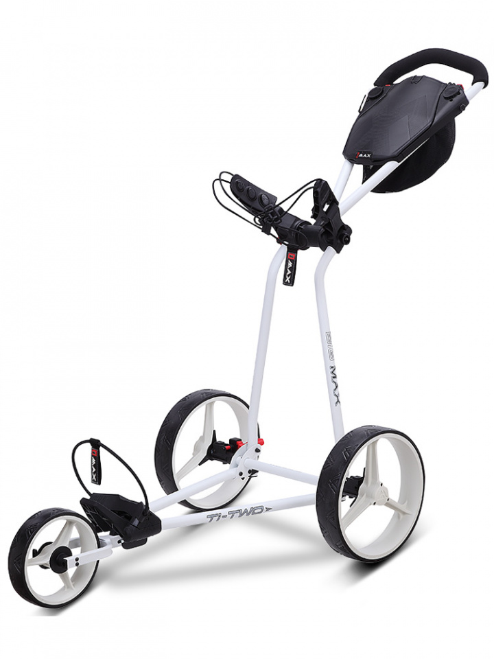 Big Max Golfvagn Trehjuling Ti Two Vit i gruppen Vagnar / Alla Golfvagnar / Big Max Golfvagn hos Dimbo Golf AB (7783024-6000909)