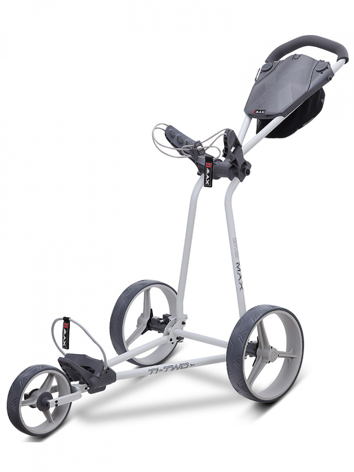 Big Max Golfvagn Trehjuling Ti Two Grå i gruppen Vagnar / Alla Golfvagnar / Big Max Golfvagn hos Dimbo Golf AB (7783024-6001111)