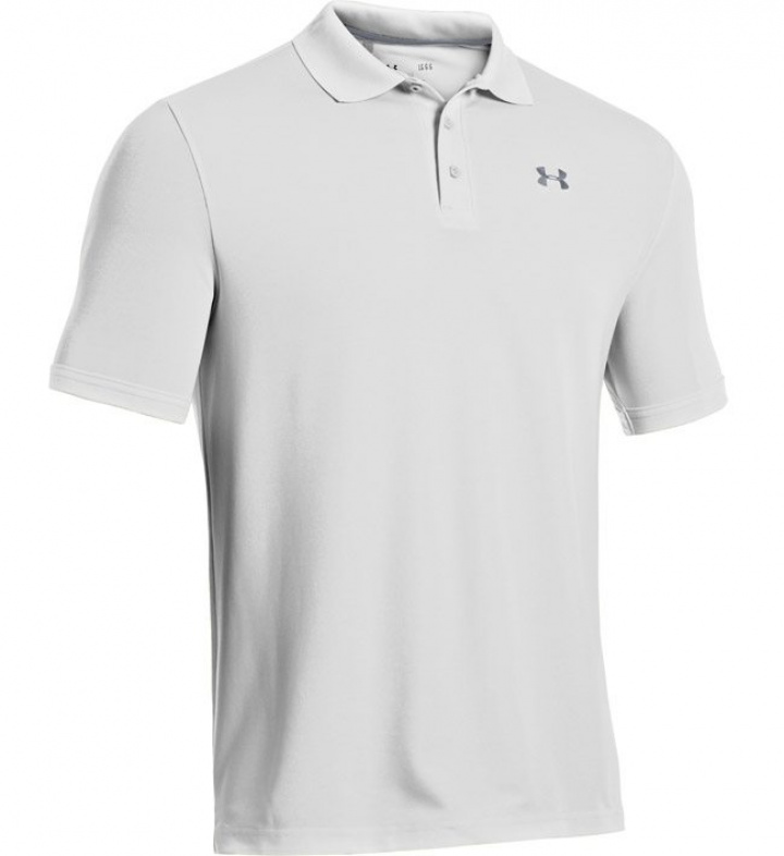 Under Armour Herr Piké Performance Polo Vit i gruppen Rea / Rea Kläder / Herr hos Dimbo Golf AB (7850003-10004r)