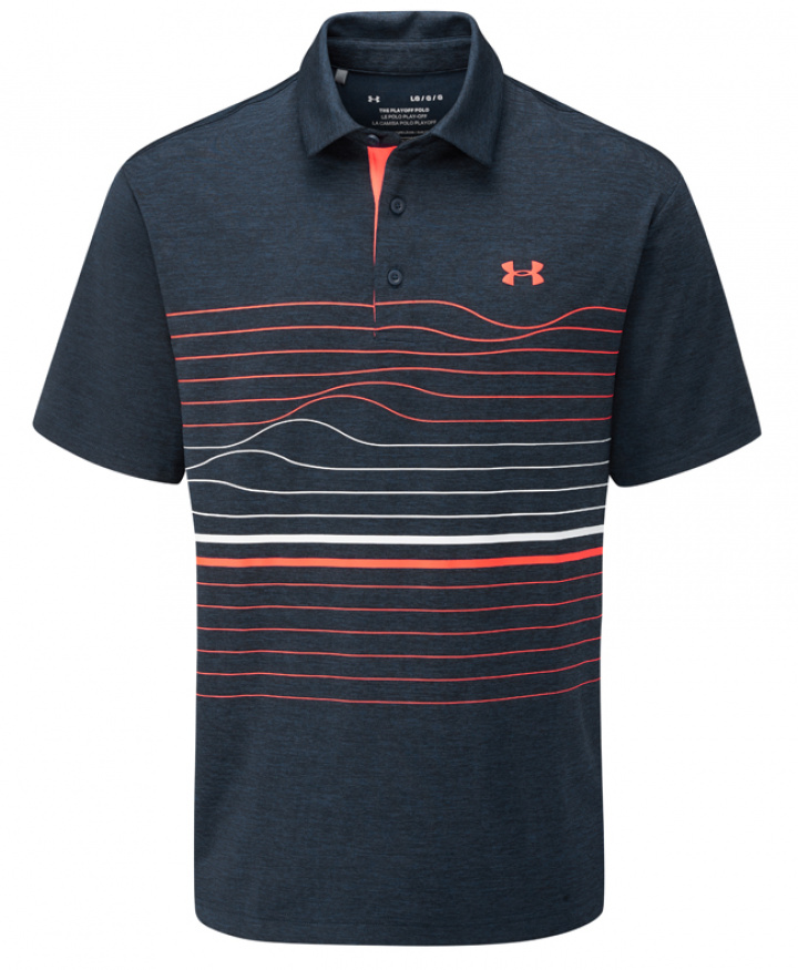 Under Armour Herr Piké Playoff Polo 2.0 Marinblå/Röd 417 i gruppen Kläder / Herrkläder / KORTÄRMAT hos Dimbo Golf AB (7850008-4173r)