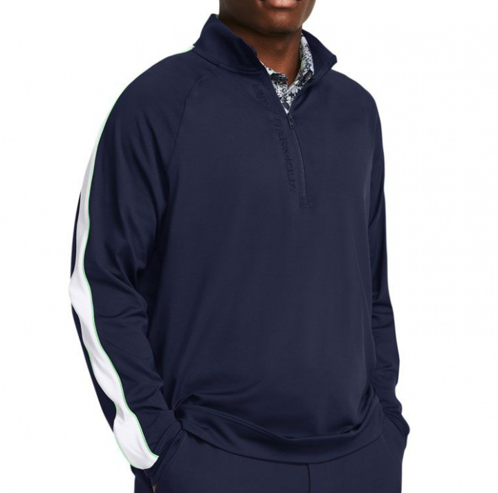 Under Armour Långärm Herr UA Storm Midlayer HZ 1/2 Zip Midnight Navy i gruppen Golfkläder / Herrkläder / Långärmade golftröjor herr hos Dimbo Golf AB (7854023-4102r)