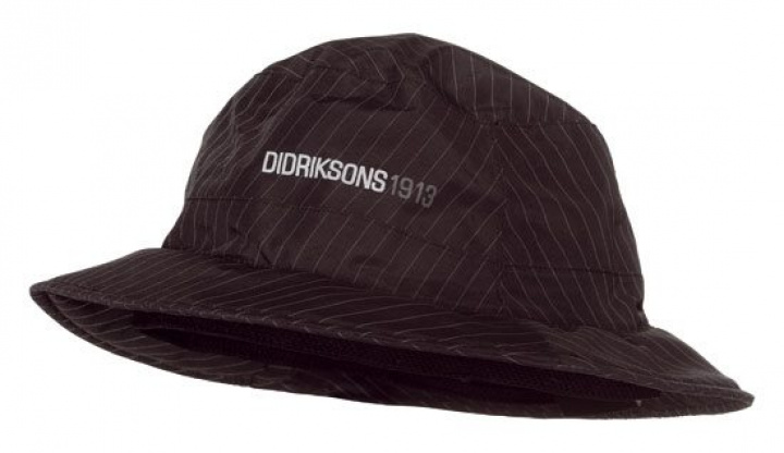 Didriksons Regnhatt Tophat 537005 Stripe Svart i gruppen Golfkläder / Accessoarer / Regnhattar hos Dimbo Golf AB (7976003-56r)