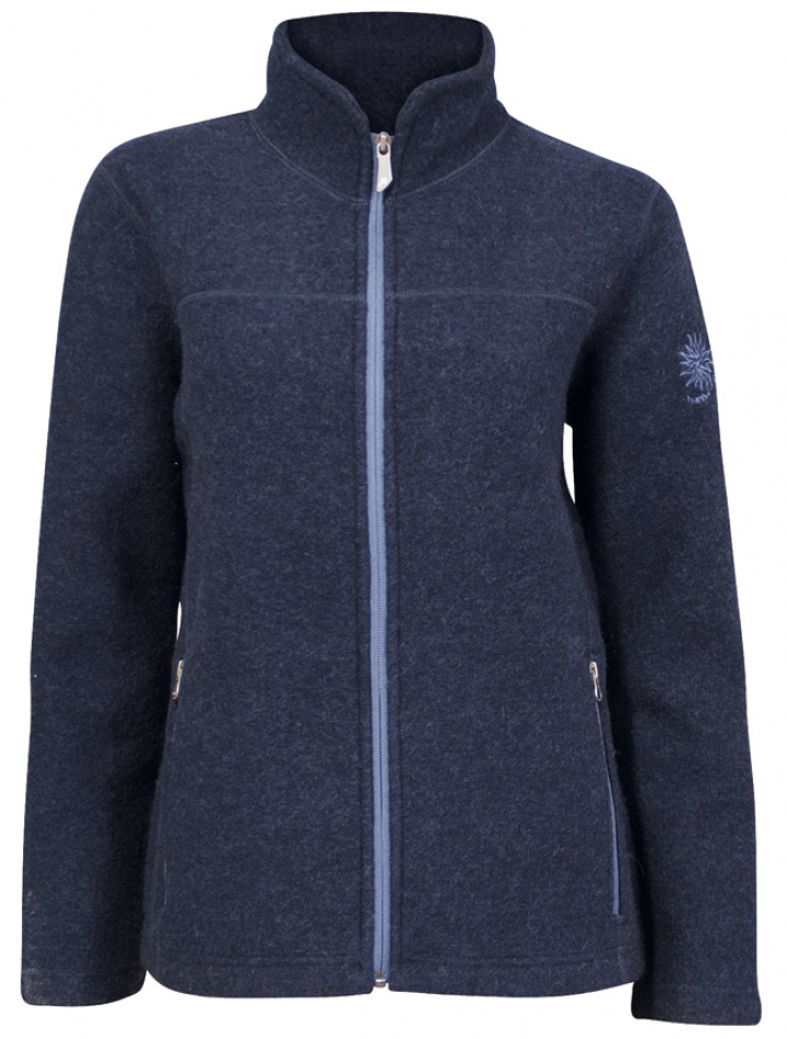 Ivanhoe Pullover Beata Full Zip Ljus Marinblå i gruppen Kläder / Damkläder / LÅNGÄRM hos Dimbo Golf AB (8034004-00236r)
