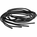 Springyard Skosnöre Runt Wax 2.0 Svart 90cm