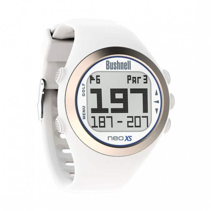 Bushnell Gps Klocka Neo XS Vit i gruppen Elektronik / Golfklockor hos Dimbo Golf AB (8288014-10)