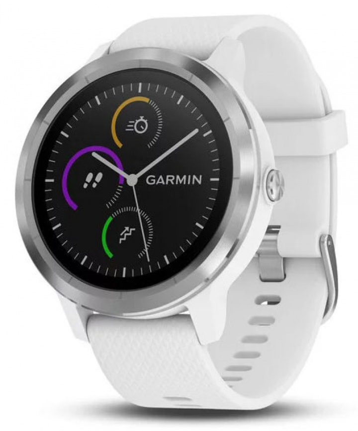 Garmin Smartklocka Vivoactive 3 Vit/Rostfritt i gruppen Elektronik / Golfklockor hos Dimbo Golf AB (8888022-0176920)