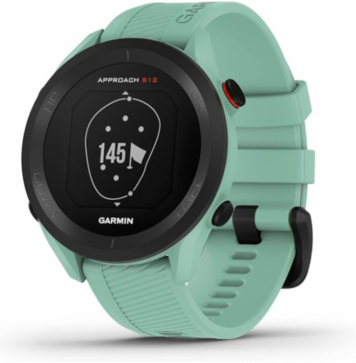 Garmin Golfklocka Approach S12 Tropikgrön i gruppen Elektronik / Golfklockor hos Dimbo Golf AB (8888027-0247215)