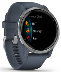 Garmin Smartklocka Venu 2 Silver/Granitblå