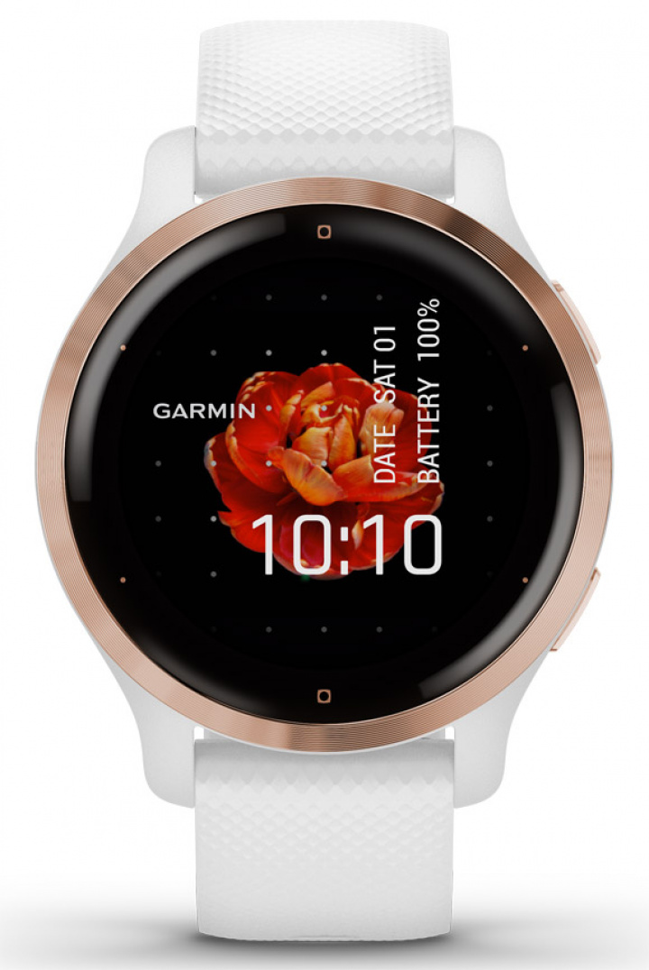 Garmin Smartklocka Venu 2S Roséguld/Vit i gruppen Elektronik / Golfklockor hos Dimbo Golf AB (8888029-0242913)