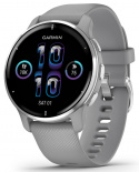 Garmin Smartklocka Venu 2 Plus Silver/Pudergrå