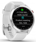 Garmin Golfklocka Approach S42 Silver/Vit