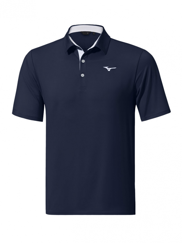Mizuno Piké Herr Quick Dry Comp Djup Marinblå i gruppen Rea / Rea Kläder / Herr hos Dimbo Golf AB (9450001-894r)