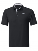 Mizuno Piké Herr Quick Dry Comp Svart