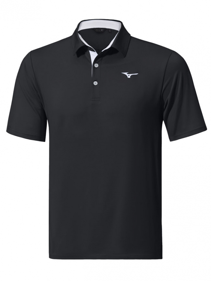 Mizuno Piké Herr Quick Dry Comp Svart i gruppen Rea / Rea Kläder / Herr hos Dimbo Golf AB (9450001-9994r)