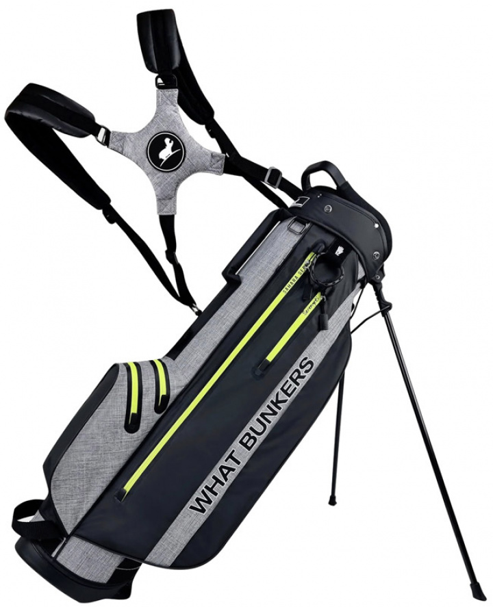 What Bunkers Bärbag Serengeti 2 Svart/Grå/Lime i gruppen Bagar / Bärbagar Vattentäta hos Dimbo Golf AB (9911005-442236)