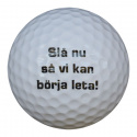 WL Golfboll Vit Fyrklöver - Slå nu så vi kan börja leta! (1st duss)
