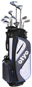 Olyo Startpaket CS-18 Herr Vänster Grafit/Grafit med Bärbag