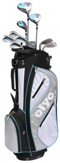 Olyo Startpaket CS-18 Dam Höger (Vanligast) Grafit/Grafit med Bärbag