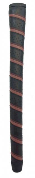 Puttergrepp Winn X Svart/Vinröd Standardstorlek