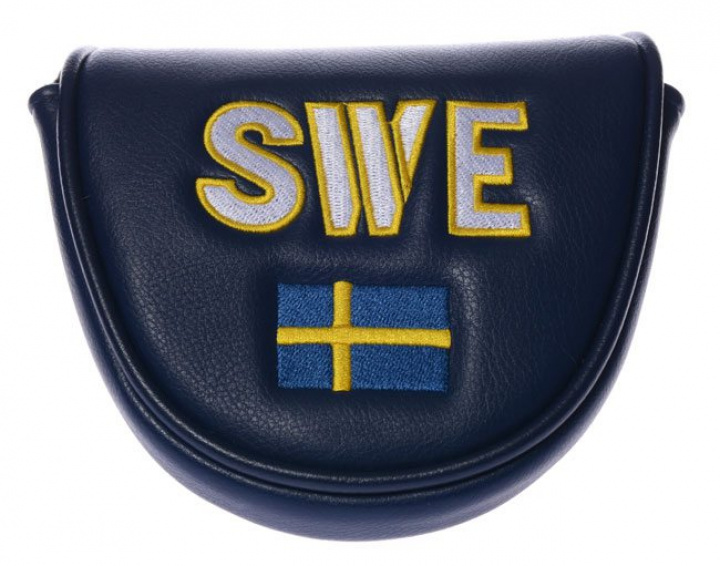 Sverige Headcover Putter Mallet Mörkblå i gruppen Tillbehör / Golftillbehör / Headcover Putter / PRG Headcover hos Dimbo Golf AB (9981192-183)