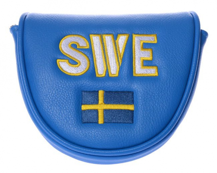 Sverige Headcover Putter Mallet Ljusblå i gruppen Tillbehör / Golftillbehör / Headcover Putter / PRG Headcover hos Dimbo Golf AB (9981192-184)