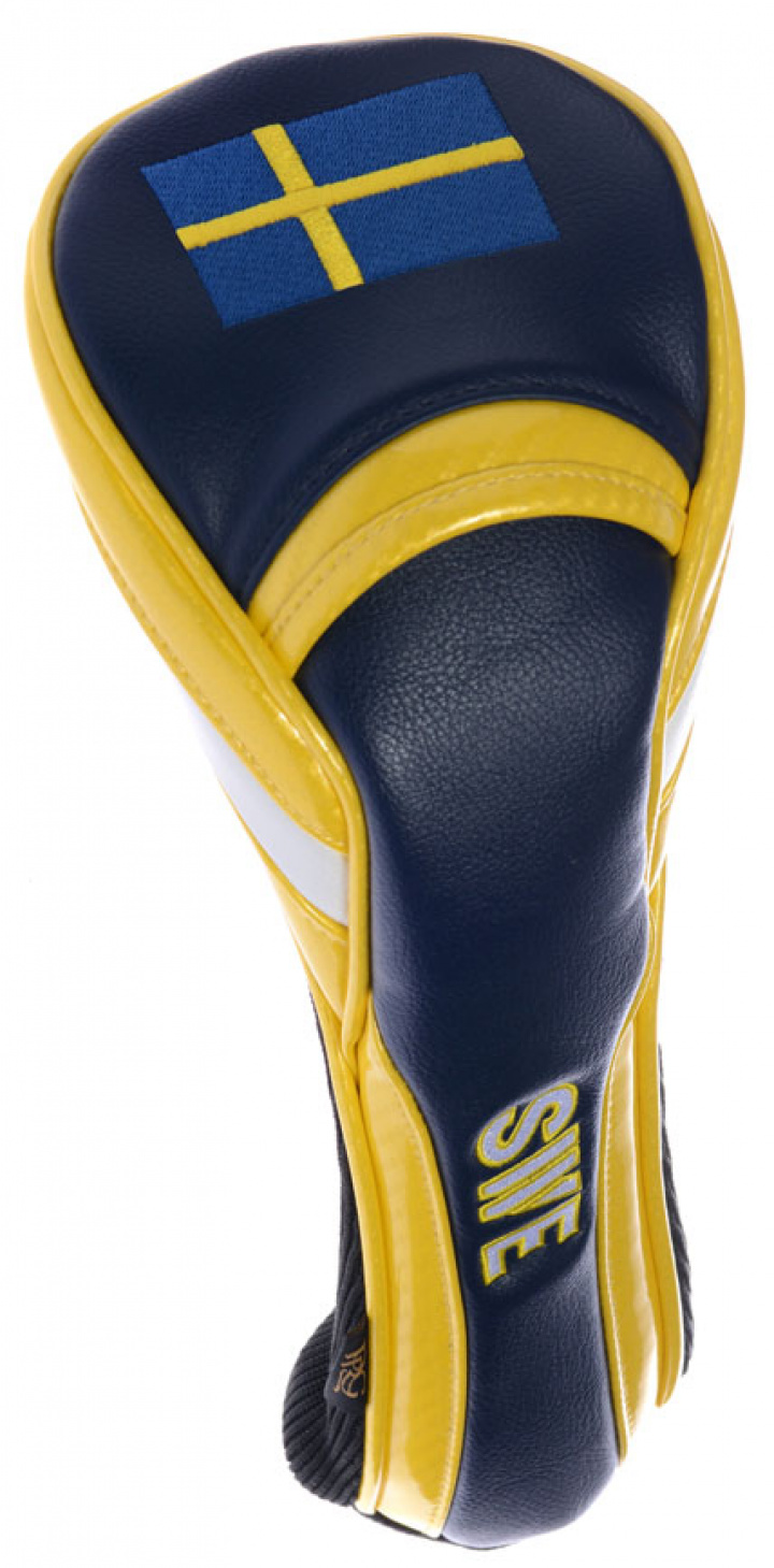 Sverige Headcover Fairwaywood Executive Blå/Gul i gruppen Tillbehör / Golftillbehör / Headcover Metalwoods / PRG Headcovers hos Dimbo Golf AB (9981199-683080)