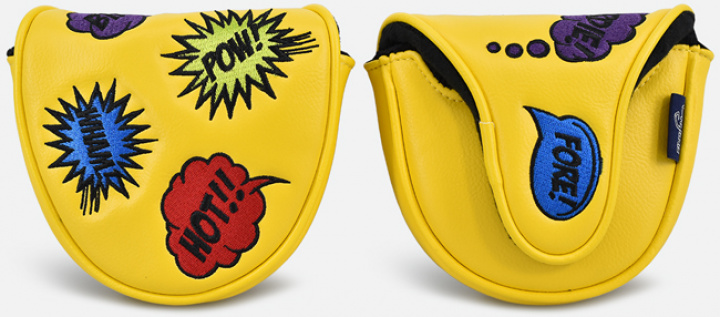 PRG Originals Headcover Putter Mallet Gul Popkonst i gruppen Tillbehör / Golftillbehör / Headcover Putter / PRG Headcover hos Dimbo Golf AB (9981210-0206)