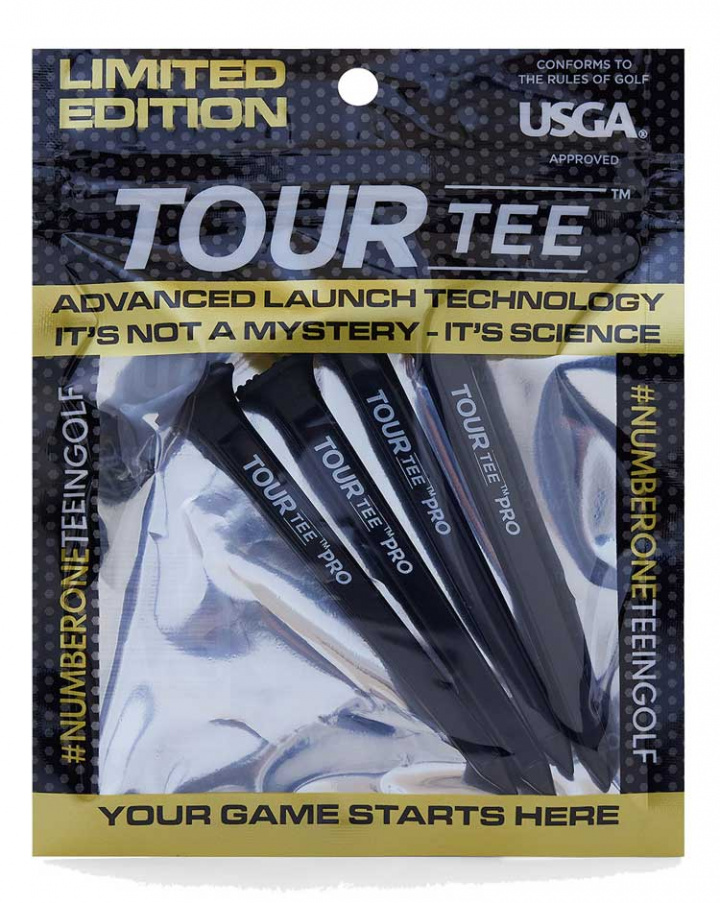 Tour Tee Pro 4st 80mm Svarta i gruppen Tillbehör / Golftillbehör / Peggar hos Dimbo Golf AB (9981223-ProB)
