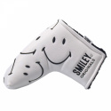 Smiley Headcover Putter Blade Vit