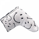 Smiley Headcover Putter Blade Vit