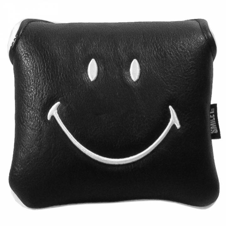 Smiley Headcover Putter Mallet Svart i gruppen Tillbehör / Golftillbehör / Headcover Metalwoods hos Dimbo Golf AB (9981231-350439)
