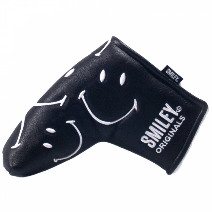 Smiley Headcover Putter Blade Svart i gruppen Tillbehör / Golftillbehör / Headcover Metalwoods hos Dimbo Golf AB (9981231-350446)