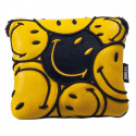 Smiley Headcover Putter Mallet Gul