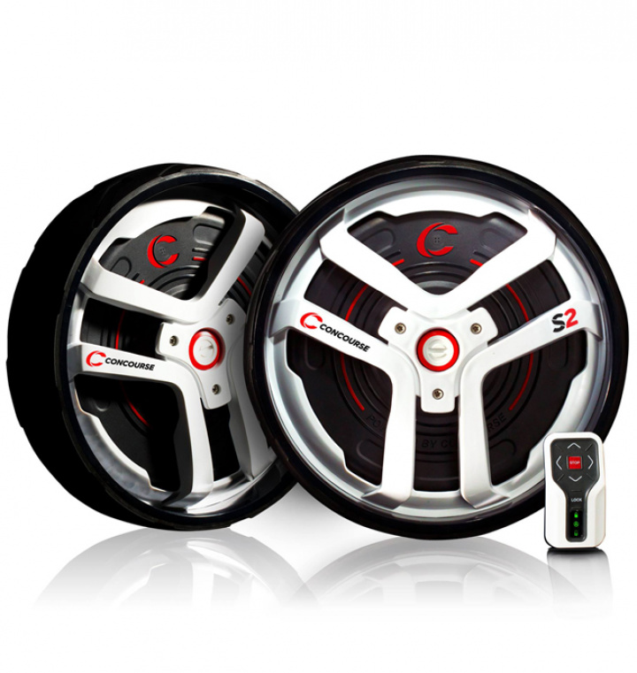 Concourse Smart Wheel Par 18-hål med fjärrkontroll i gruppen Tillbehör / Golftillbehör / Vagntillbehör hos Dimbo Golf AB (9984008-182435r)