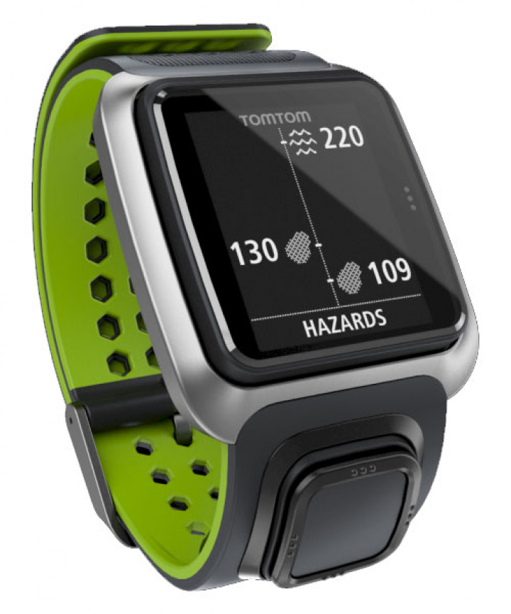 TomTom GPS Klocka Golfer Grå/Grön i gruppen Elektronik / Golfklockor hos Dimbo Golf AB (9988020-9843)