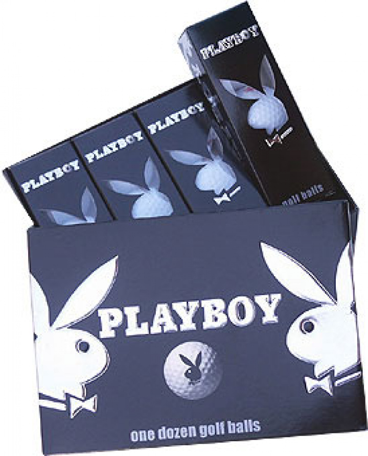 Playboy Golfboll Bunny by Slazinger (1st duss) Svart i gruppen hos Dimbo Golf AB (PB-1025)